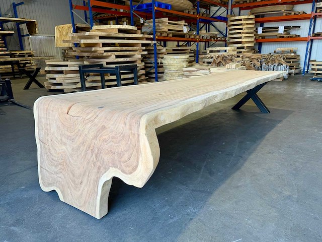 Suar waterval tafel 400 cm - afbeelding 2 van  4