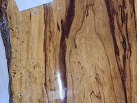 Suar/walnut wood tafel in epoxy 200x90, wood, 2025 - afbeelding 5 van  7