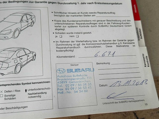 Subaru - 2012 - xv - 1.6i bns ed. awd - personenauto - afbeelding 10 van  18