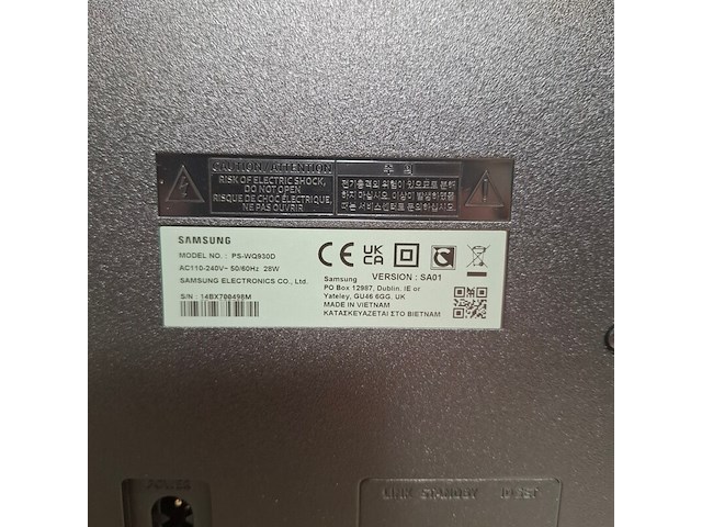 Subwoofer, samsung, ps-wq930d - afbeelding 5 van  7
