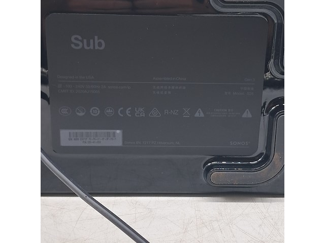 Subwoofer, sonos, sub gen 3 - afbeelding 6 van  7