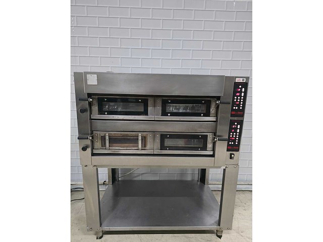 Sudforni - rvs dubbele pizza-oven op rvs onderstel - afbeelding 4 van  11