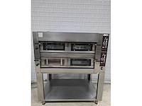 Sudforni - rvs dubbele pizza-oven op rvs onderstel - afbeelding 4 van  11