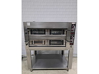 Sudforni - rvs dubbele pizza-oven op rvs onderstel - afbeelding 5 van  11