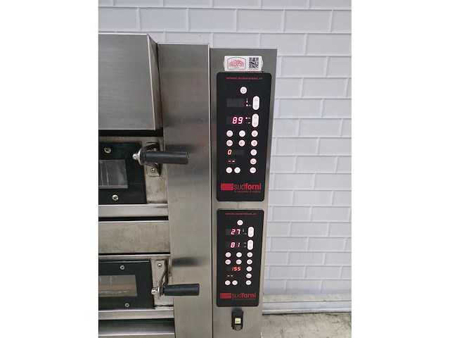 Sudforni - rvs dubbele pizza-oven op rvs onderstel - afbeelding 7 van  11