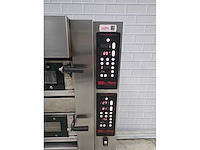Sudforni - rvs dubbele pizza-oven op rvs onderstel - afbeelding 7 van  11