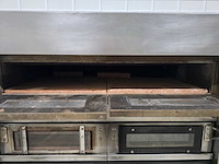 Sudforni - rvs dubbele pizza-oven op rvs onderstel - afbeelding 10 van  11