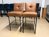 Suede barstoel (2x) - afbeelding 5 van  11