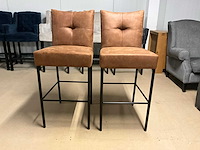 Suede barstoel (2x) - afbeelding 6 van  11
