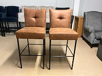 Suede barstoel (2x) - afbeelding 7 van  11