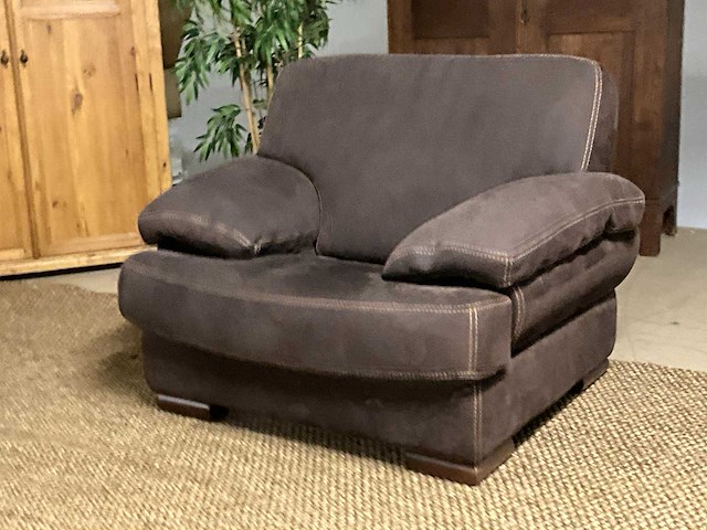 Suede fauteuil - afbeelding 3 van  10