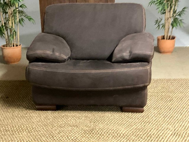 Suede fauteuil - afbeelding 5 van  10