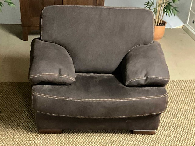 Suede fauteuil - afbeelding 8 van  10