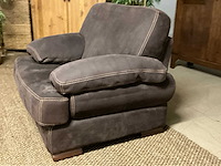 Suede fauteuil - afbeelding 10 van  10