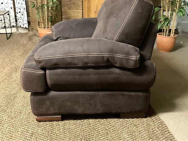 Suede fauteuil - afbeelding 2 van  10