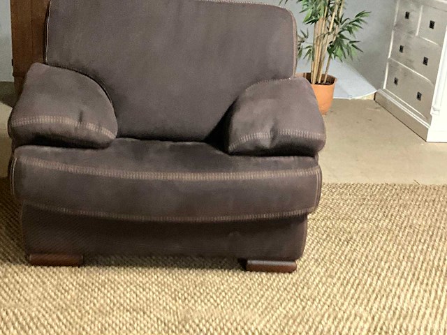 Suede fauteuil - afbeelding 7 van  10