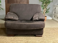 Suede fauteuil - afbeelding 1 van  2