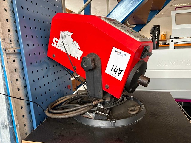 Suhner rotomax 1.5 stationaire ontbraam-/slijpmachine - afbeelding 2 van  4