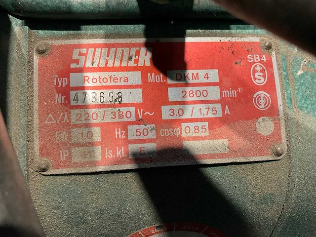 Suhner rototera handfreesmachine - afbeelding 3 van  6