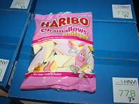 Suikerruiten chamallows haribo in 7 overdozen met 12 zakken a 260 g. tht 6-2026. - afbeelding 1 van  2