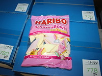 Suikerruiten chamallows haribo in 7 overdozen met 12 zakken a 260 g. tht 6-2026. - afbeelding 1 van  2