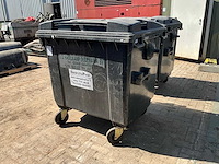 Sulo afvalcontainer - 1100l (2x) - afbeelding 1 van  3
