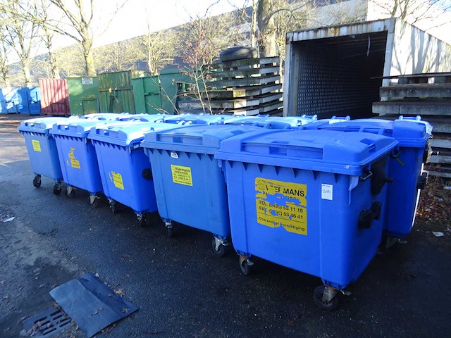 Sulo/schäfer - rolcontainer 1100l (10x) - afbeelding 1 van  2