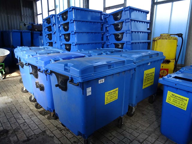 Sulo/schäfer - rolcontainer 1100l (6x) - afbeelding 1 van  2