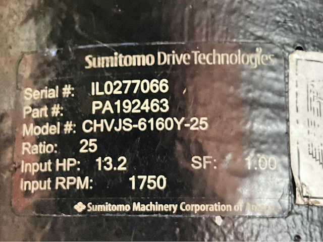 Sumitomo drive reductorkast - afbeelding 5 van  5
