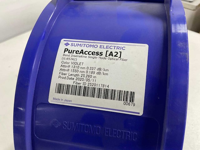 Sumitomo electric - rol optische vezel (72x) - afbeelding 4 van  4