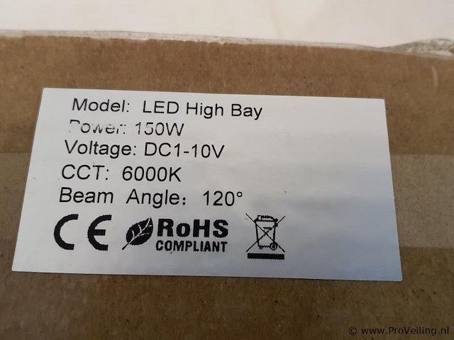 Sumled high bay lamp - afbeelding 5 van  5