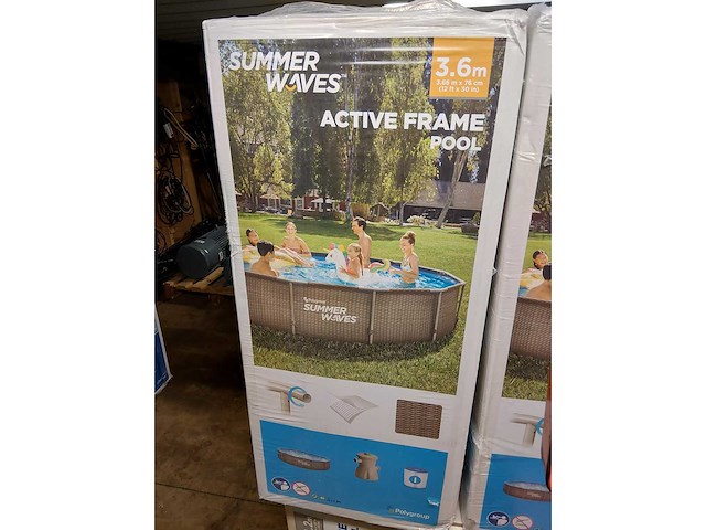 Summer waves active frame pool opzetzwembad - afbeelding 2 van  2