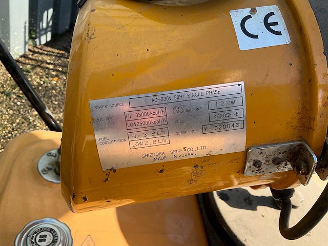 Sun stream en val6 infrarood dieselgestookte heaters - afbeelding 6 van  10