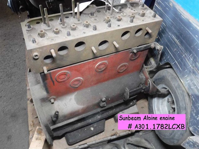Sunbeam alpine engine block | original british classic sports car engine - afbeelding 5 van  10