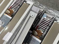 Suncollection - dubbelrolgordijn 75 x 160 cm beige lichtdoorlatend zonder zijtrek (120x) - afbeelding 2 van  5
