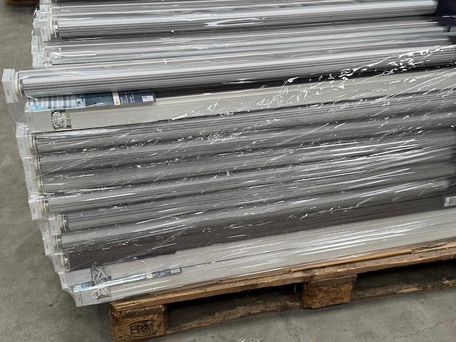 Suncollection - klem dubbelrolgordijn 120 x 150 cm wit/grijs/antraciet lichtdoorlatend (115x) - afbeelding 6 van  8