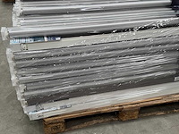 Suncollection - klem dubbelrolgordijn 120 x 150 cm wit/grijs/antraciet lichtdoorlatend (115x) - afbeelding 6 van  8