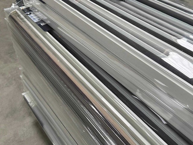 Suncollection - klem dubbelrolgordijn 120 x 150 cm wit/grijs/antraciet lichtdoorlatend (115x) - afbeelding 4 van  8