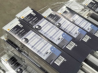 Suncollection - klem dubbelrolgordijn 120 x 150 cm wit/grijs/antraciet lichtdoorlatend (115x) - afbeelding 7 van  8