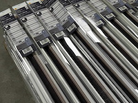 Suncollection - klem dubbelrolgordijn 60 x 150 cm wit/creme/donkerbruin lichtdoorlatend (70x) - afbeelding 3 van  4