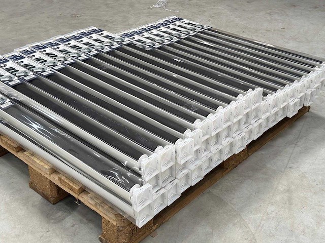 Suncollection - klem dubbelrolgordijn 80 x 150 cm grijs lichtdoorlatend (50x) - afbeelding 2 van  5