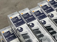 Suncollection - klem dubbelrolgordijn 80 x 150 cm grijs lichtdoorlatend (50x) - afbeelding 3 van  5