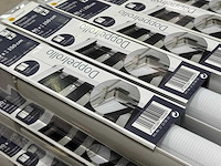 Suncollection - klem dubbelrolgordijn 80 x 150 cm wit lichtdoorlatend (75x) - afbeelding 1 van  5