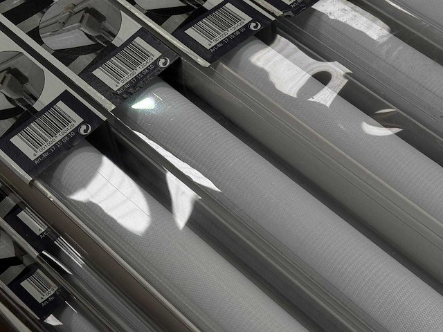 Suncollection - klem dubbelrolgordijn 80 x 150 cm wit lichtdoorlatend (75x) - afbeelding 3 van  5