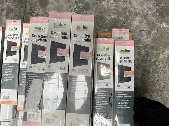 Sunfun rolgordijn antraciet en zwart (95x) - afbeelding 4 van  5