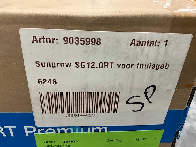 Sungrow sg12.0rt omvormer - afbeelding 2 van  3