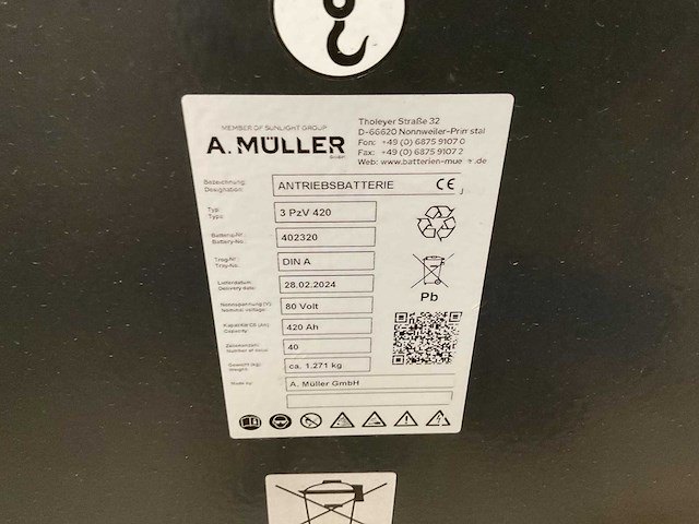 Sunlight 3 pzv 420 accupakket - afbeelding 5 van  5