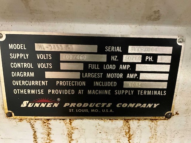 Sunnen ml-3500-cg hoonmachine - afbeelding 10 van  18