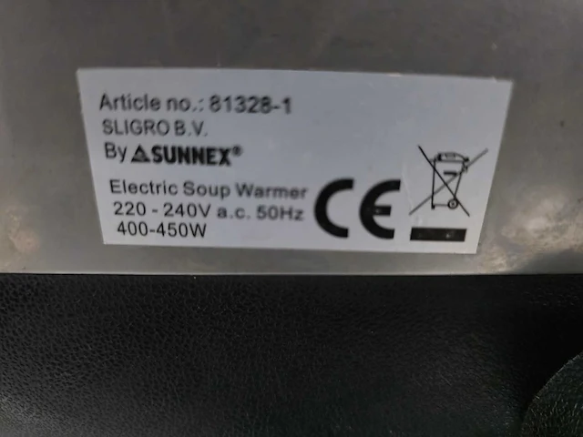 Sunnex - elektrische soepketel 10 liter - afbeelding 4 van  4