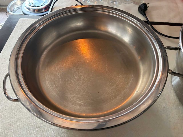 Sunnex elektrische chaving dish (2x) - afbeelding 2 van  3